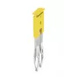 Weidmüller ZQV 2.5/2 connettore trasversale, 2,5 mm², a 2 poli, giallo, 60 pz.