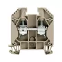 Weidmüller morsetto passante WDU 16, connessione a vite, 16 mm², 1000 V, 76 A, beige scuro