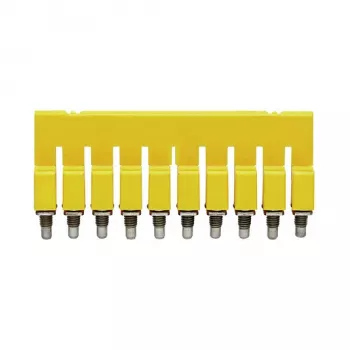Weidmüller WQV 2.5/10 connettore trasversale, a 10 poli, 2,5 mm², giallo, poliammide, 20 pz.