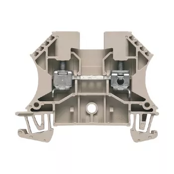Weidmüller morsetto passante, collegamento a vite, 4 mm², 32 A, 800 V, beige, montaggio su guida DIN, 100 pz.