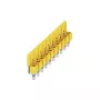 Weidmüller WQV 10/10 connettore trasversale, 10 poli, 10 mm², giallo, poliammide, 20 pz.