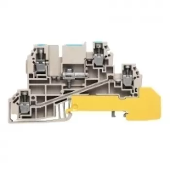 Weidmüller morsetto passante, collegamento a vite, 2,5 mm², 500 V, 24 A, beige, 50 pz.