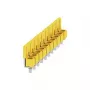 Weidmüller WQV 6/10 connettore trasversale, 2 poli, passo 8 mm, giallo, poliammide, 20 pz.