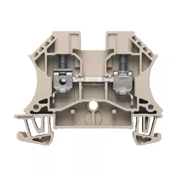Weidmüller morsetto passante, collegamento a vite, 800 V, 41 A, 6 mm², beige, 100 pz.