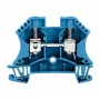 Weidmüller serie W morsetto passante per guida DIN, blu, 10 mm², 57 A, collegamento a vite, 50 pz.