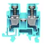Weidmüller morsetto passante AKZ 2.5 BL, blu, collegamento a vite, 2,5 mm², 800 V, 24 A