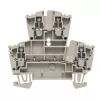 Weidmüller morsetto passante, 2,5 mm², collegamento a vite, blu, guida DIN