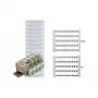 Weidmüller DEK 6 FW 1-50 marcatori per morsetti, 6x5 mm, bianco, numeri 1-50, 500 pz.