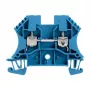 Weidmüller WDU 4 BL morsetto passante, 4 mm², collegamento a vite, blu, 100 pezzi