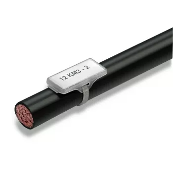 Weidmüller WKM 18/43 marcatore per cavi a clip, nero, polipropilene, 11,5 mm, 100 pz.