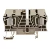 Weidmüller ZDU 6 morsetto passante, collegamento a molla, 6 mm², beige, 50 pz.