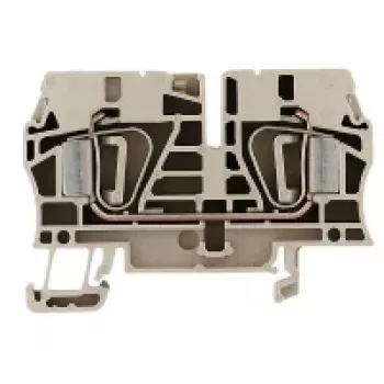 Weidmüller ZDU 6 morsetto passante, collegamento a molla, 6 mm², beige, 50 pz.