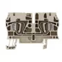 Weidmüller ZDU 4 morsetto passante, collegamento a molla, 4 mm², beige, 100 pezzi