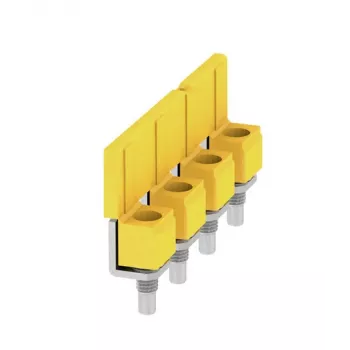 Weidmüller WQV 16N/4 connettore trasversale, 4 poli, 16 mm², giallo, 50 pz.