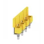 Weidmüller WQV 16N/4 connettore trasversale, 4 poli, 16 mm², giallo, 50 pz.