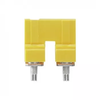 Weidmüller WQV 16N/2 connettore trasversale, 2 poli, 16 mm², giallo, poliammide, 50 pz.