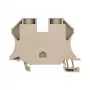 Weidmüller 1040400000 - morsetto per guida DIN con collegamento a vite 16 mm², 1000 V, 76 A, guida DIN, beige scuro
