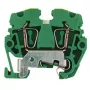 Weidmüller ZPEA 2.5-2 morsetto di terra per guida DIN 2,5 mm² verde/giallo