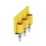 Weidmüller WQV 35N/3 connettore trasversale, 3 poli, passo 10 mm, giallo, 20 pz.