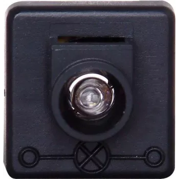HEINRICH KOPP lampada spia per presa interruttore, nero, 1 pz., 230V AC, luce rosso-arancio
