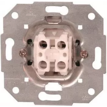 Heinrich Kopp 503500003 interruttore a manopola girevole metallizzato bianco IP20 10A 250V