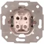 Heinrich Kopp 503500003 interruttore a manopola girevole metallizzato bianco IP20 10A 250V