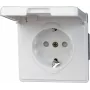Heinrich Kopp 119102080 presa Schuko CEE 7/3 CEE 7/4 bianco 250V 16A