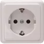 Heinrich Kopp presa Schuko da parete 1 posto 16A 250V bianco artico 101802000