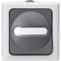 Heinrich Kopp interruttore a pulsante 1P grigio/bianco termoplastica IP44 78 mm