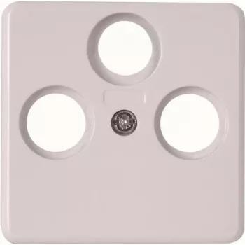 Heinrich Kopp Objekt 2002 Placca di copertura per presa antenna TV/RF/Sat Alpine White