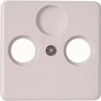 Heinrich Kopp Placca di copertura per presa antenna TV/RF HK02 Arctic White