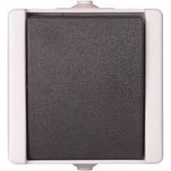 Heinrich Kopp Paris pulsante, nero e bianco, termoplastica, IP44, 250 V, 10 A