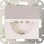 HEINRICH KOPP HK 07 presa Schuko 1 posto con coperchio a ribalta, bianco puro, da incasso, IP44, 250V/16A, 940129002