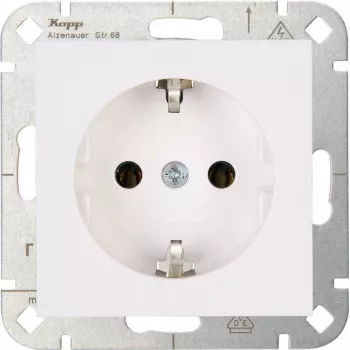 Heinrich Kopp HK07 presa Schuko bianco puro 949329007