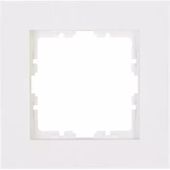 HEINRICH KOPP cornice 1 modulo HK07 PURE (86 x 86 x 9,5 mm, IP20, fissaggio a morsetto) - bianco puro (406829005)