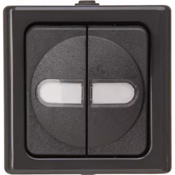 Heinrich Kopp BlueElectric Series interruttore a parete 2 posti antracite
