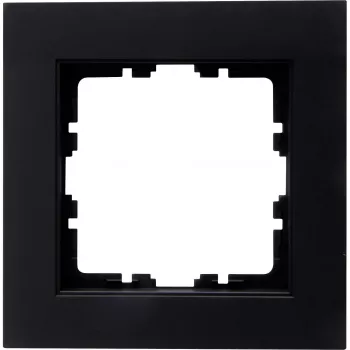 Heinrich Kopp cornice copriforo HK07 1 posto nero opaco