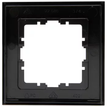Heinrich Kopp cornice copriforo HK07 1 posto nero opaco