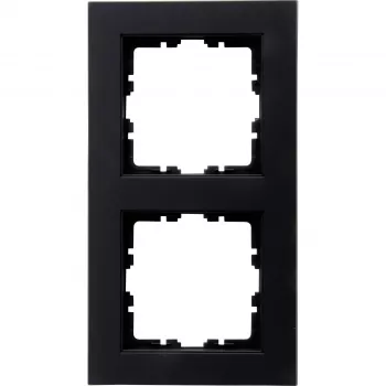 Heinrich Kopp cornice copriforo HK07 2 posti nero opaco