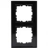 Heinrich Kopp cornice copriforo HK07 2 posti nero opaco