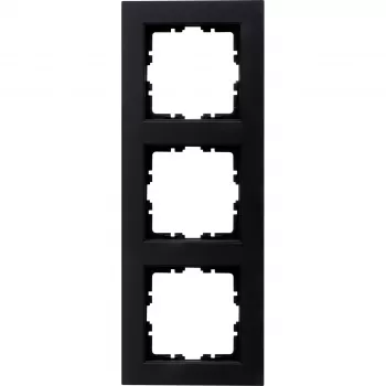 Heinrich Kopp cornice copriforo HK07 3 posti nero opaco