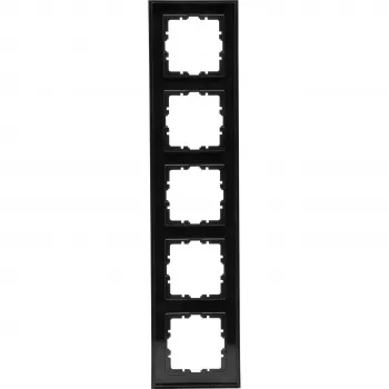Heinrich Kopp cornice copriforo HK07 5 posti nero opaco