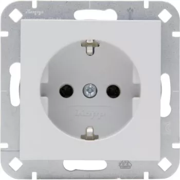 HEINRICH KOPP presa SCHUKO HK07 grigio opaco 1 posto a parete IP44