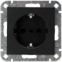 Heinrich Kopp presa SCHUKO a incasso nero opaco 1 posto 16A 250V