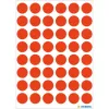 HERMA etichette rotonde 13 mm rosso neon (240 etichette) - applicazione manuale