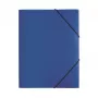 PAGNA PP 12 Cartella portadocumenti A4 polipropilene blu formato orizzontale bottone automatico