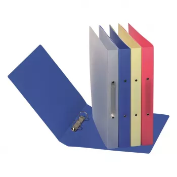 Pagna 20900-13 Racoglitore ad anelli tondi A4 polipropilene blu 25 mm