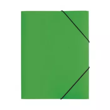 PAGNA Cartella portfolio A4 polipropilene verde con elastico formato verticale 21613-05