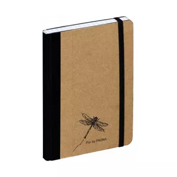 Pagna quaderno Universal A6 a quadretti 192 fogli nero/marrone