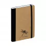 Pagna quaderno Universal A6 a quadretti 192 fogli nero/marrone